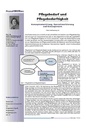 Pflegebedarf und Pflegebedürftigkeit