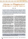 "Mörder im Pflegekostüm" Ein Berufsstand im Wandel der Medienkultur