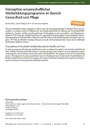 Konzeption wissenschaftlicher Weiterbildungsprogramme im Bereich Gesundheit und Pflege