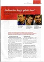 Ein bisschen Angst gehört dazu