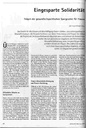 Eingesparte Solidarität Folgen der gesundheitspolitischen Spargrenze für Frauen