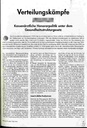 Verteilungskämpfe Kassenärztliche Honorarpolitik unter dem Gesundheitsstrukturgesetz