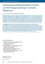 Untersuchung der Stichprobengrößen im Rahmen von MDK Transparenzprüfungen in deutschen Pflegeheimen